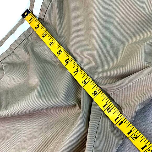 Talbots Petites Stretch Straight Leg Mid Rise Casual Pants Women Size 10 Khaki - Picture 9 of 11
